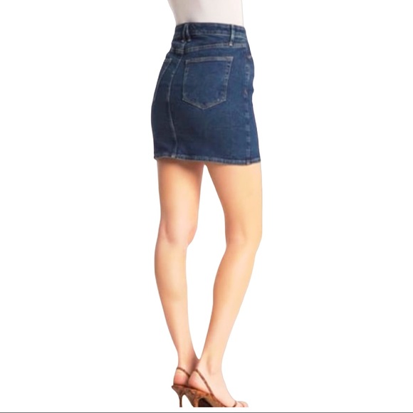 NWT! GOOD AMERICAN The Denim Classic Mini Skirt - Picture 6 of 16